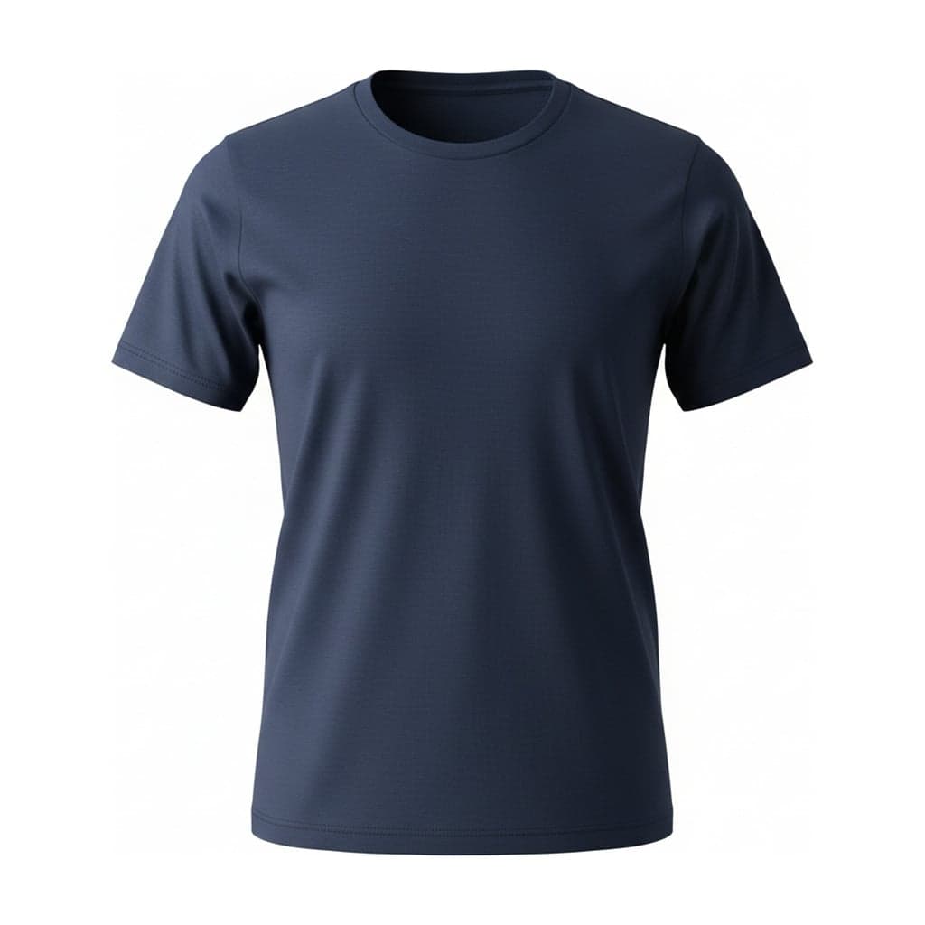 Ghost mannequin result of the same crew neck T-shirt