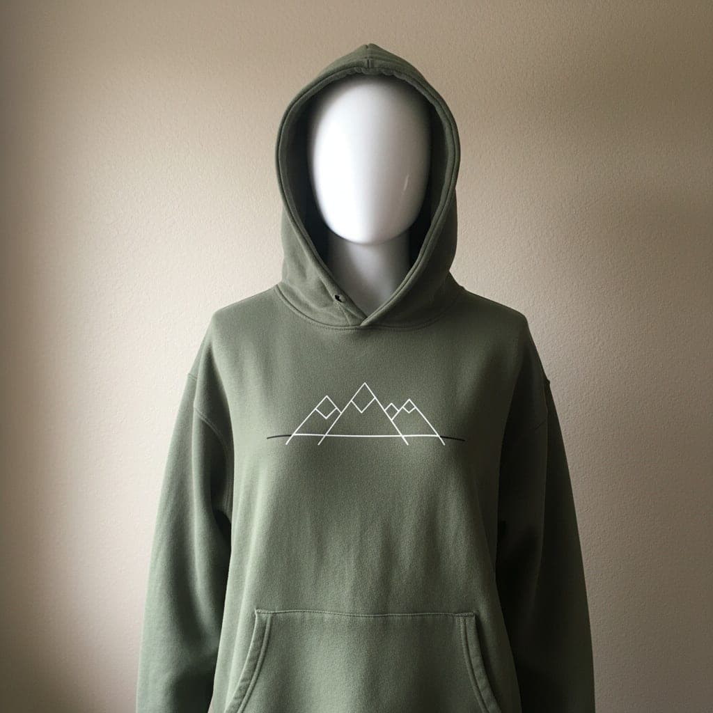 hoodie, Mannequin photo before